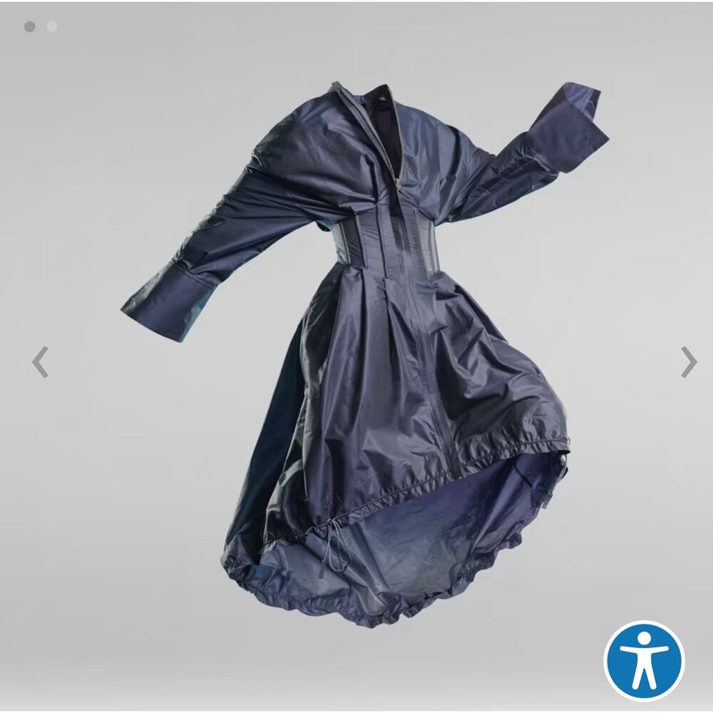 G Star Raw E Corset Dress NWT Blue Grey Size Medium